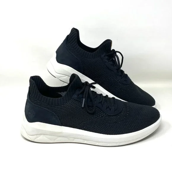 TIMBERLAND MEN Size A2MP7 015 BRADSTREET ULTRA OXFORD BLACK KNIT Sneakers Soft - Picture 6 of 9